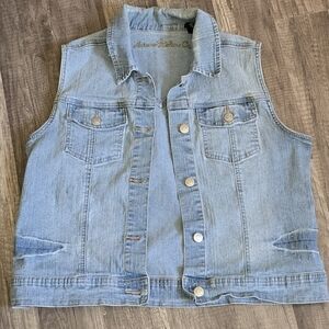 Light Blue Denim Vest